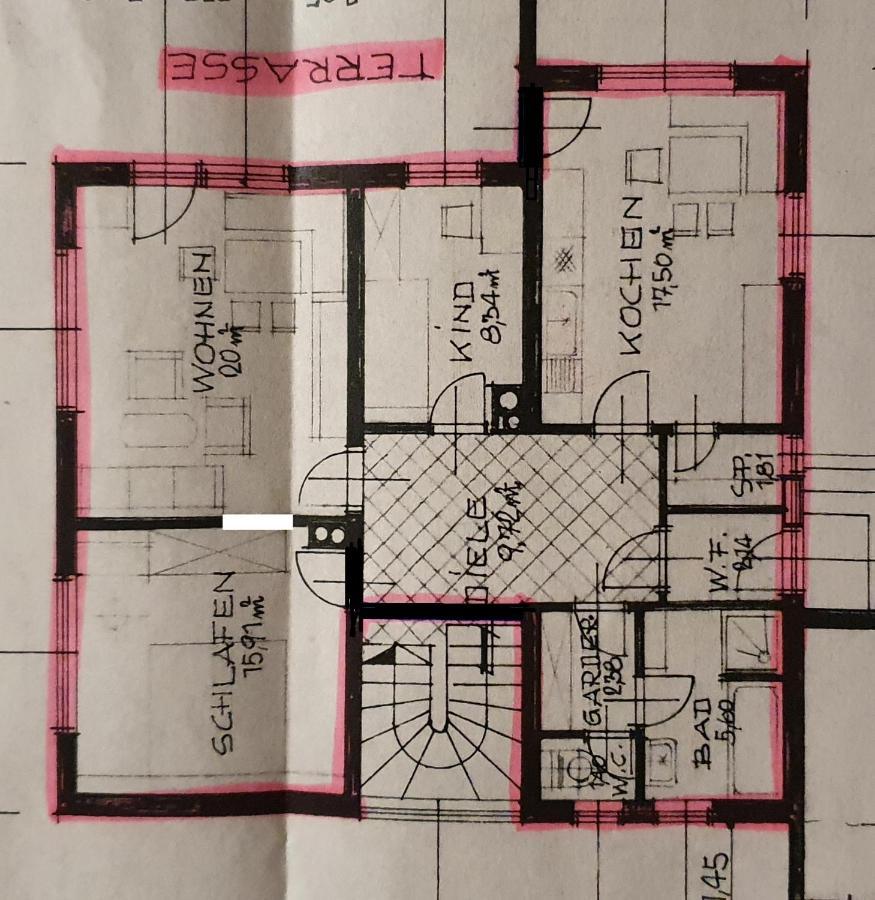 Lechufer, 80M2, Haushaelfte Mit Privatem Eingang, Kaminofen, Terrasse, Garten Pinswang Exterior foto
